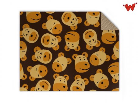 Baby Knit blanket bears 